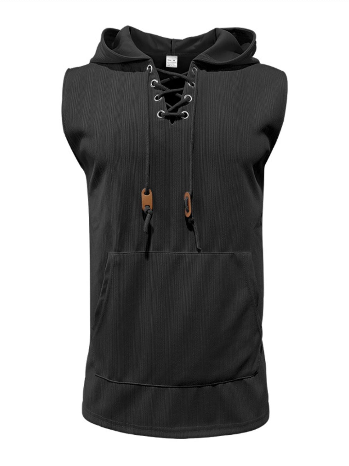 Men's Lace Up Hooded Top - Damned Threads